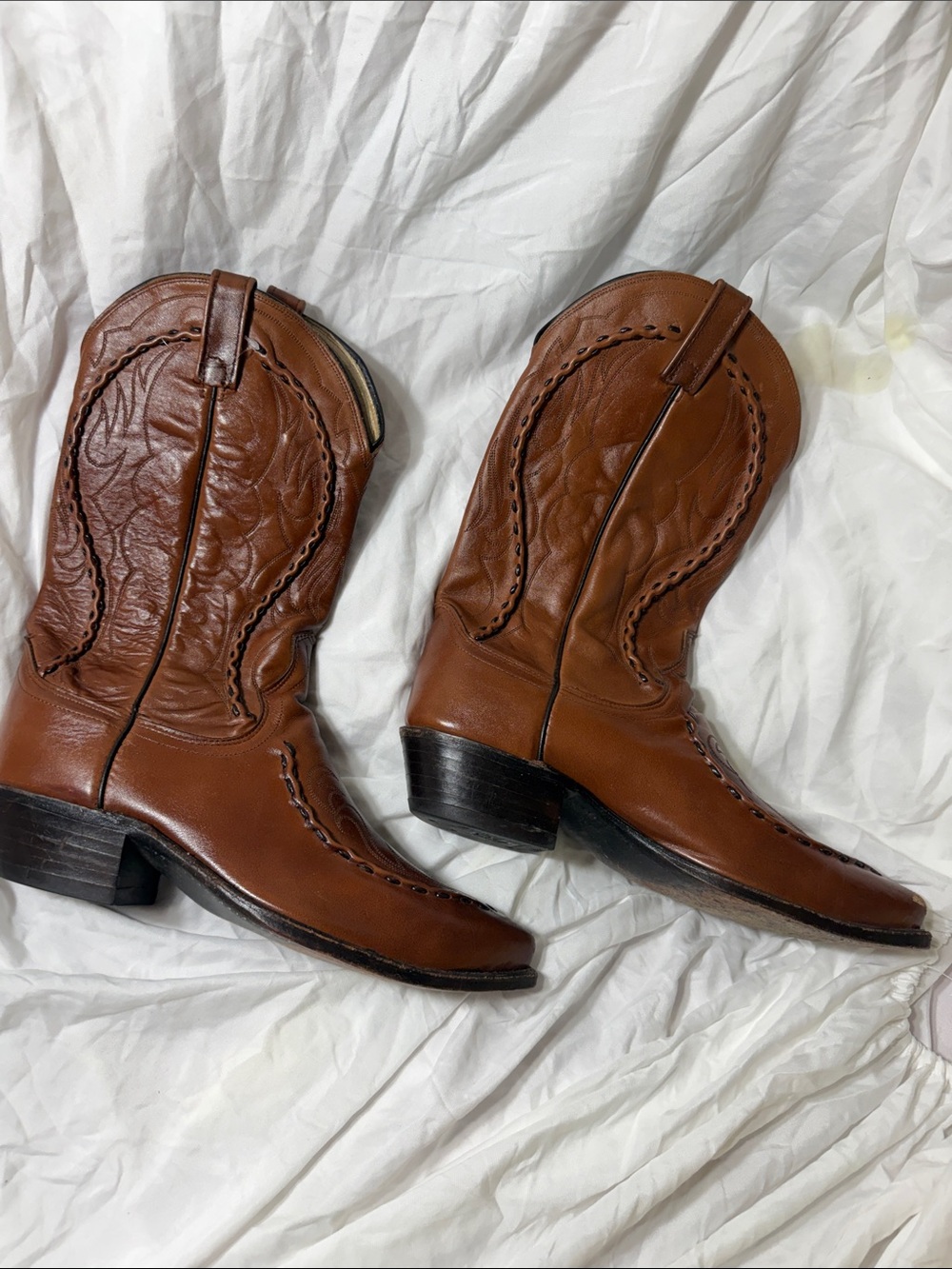Dan Post Brown Leather Western Boots